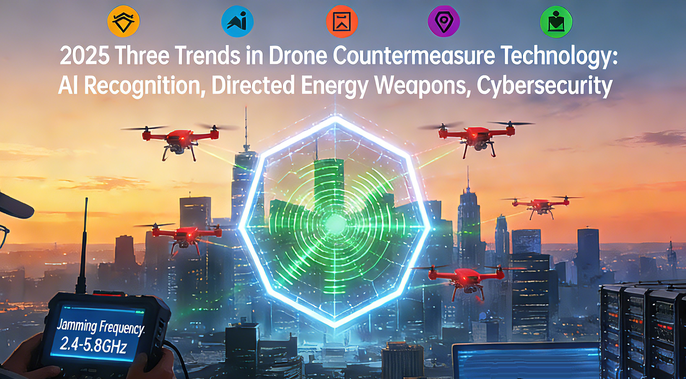 Drone Countermeasure Systems in 2025: Latest Trends & Technologies