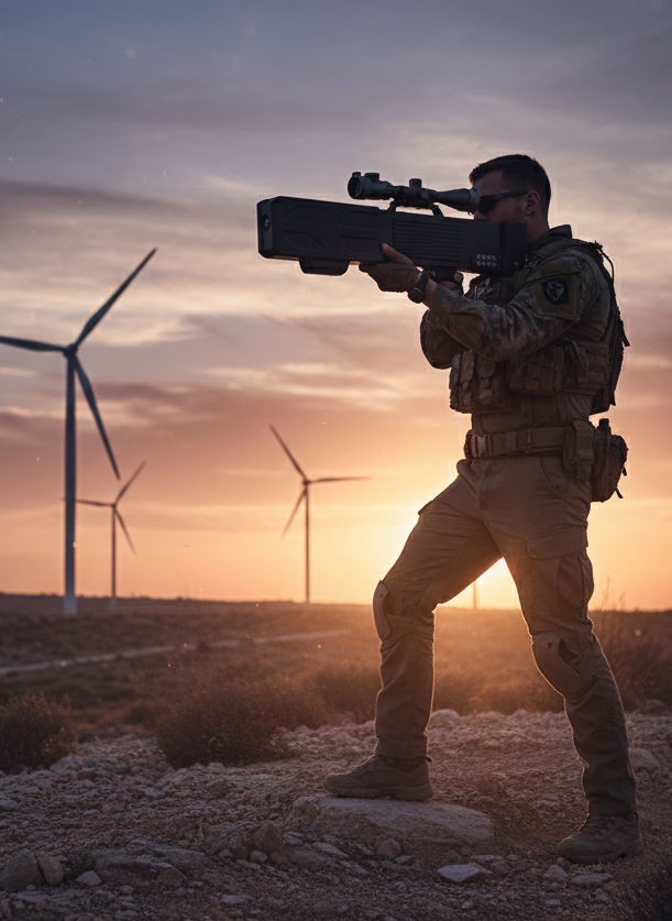 Handheld Drone Jammer - Counter-UAV Solutions